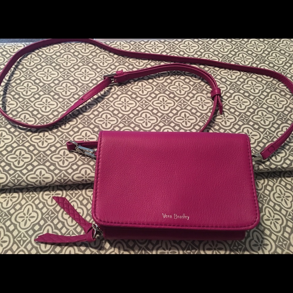 Vera Bradley Leather All In One Crossbody